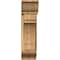 Ekena Millwork Merced Traditional Rough Sawn Bracket w/ Offset Brace, Western Red Cedar, 8"W x 22"D x 30"H BKT0806X22X30MRC01RWR - alternate 2